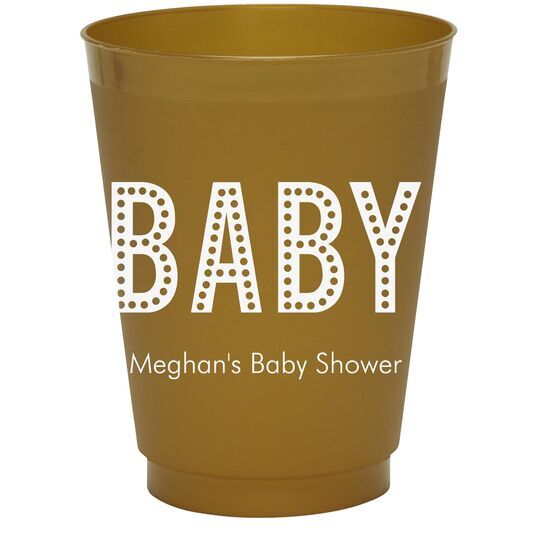 Polka Dot Baby Colored Shatterproof Cups